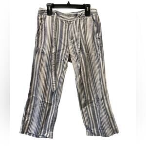 🌻 5/$15 🌻 Sanctuary Striped Capri Pants, Size 25, Excellent Used Condition